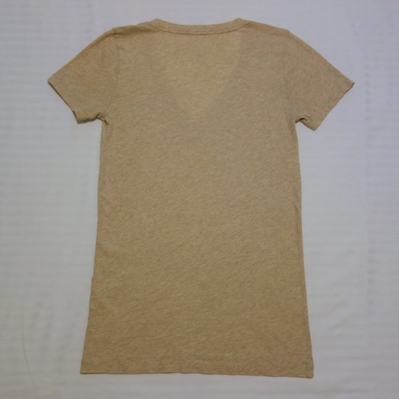 J. Crew Vintage Cotton Beige T-Shirt - Picture 2 of 8